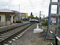 В Калининграде на Нарвской начали ремонт переезда