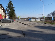 В Гурьевске продлили одностороннее движение по Калининградскому шоссе