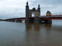 В Советске угрожающе поднялся уровень в Немане