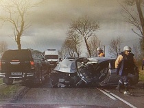 «Тело накрыто»: жуткая авария на трассе на Балтийск 