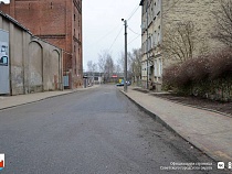 В Советске завершили ремонт туристического отрезка улицы Красной