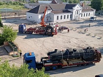 Трофейный паровоз из Калининграда перевезли в Гусев 