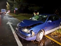 В Светлом неизвестный столкнул 2 машины и уехал 