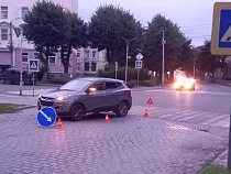 В центре Советска на том же переходе за год сбит юбилейный пешеход