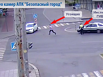 Появилось видео задержания бухих угонщиков (видео)