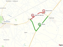 В Полесском районе на 2,5 месяца перекроют дорогу