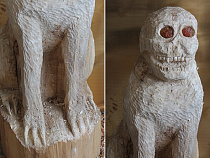 Скифские скульптуры с калининградским янтарем представили на выставке в Москве