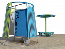 Пляжный сезон-2017: какими будут кабинки для переодевания в Зеленоградске