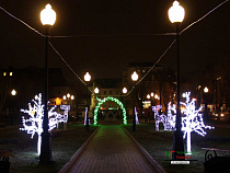 Черняховцы впечатлились новогодним украшением города 