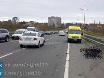 В Пионерском на выезде с части погиб 77-летний водитель скутера
