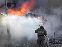 Под Калининградом сгорел мебельный цех