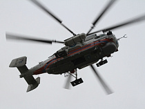 Вертолет МЧС провел ледовую разведку калининградских водоемов