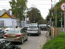 Отремонтирован ж/д переезд на Нарвской в Калининграде