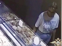 Даму в очках и модной футболке подозревают в краже смартфона и портмоне (видео)