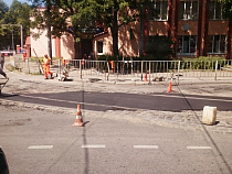 Дороги: администрация Калининграда не может отремонтировать трамвайные межпутья на улице Киевской – нет денег