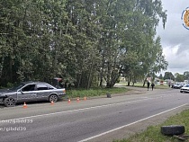 В Ижевском занятой водитель влетел на своём «Мицубиси» в «Ауди» с тремя детьми