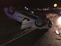 На Северном обходе Калининграда столкнулись два «Фольксвагена Пассата»