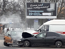 На Советском проспекте «Скорую помощь» втянули в ДТП