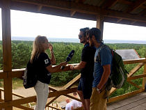 На Куршской косе прошли съемки для программы «Доброе утро» на Первом канале
