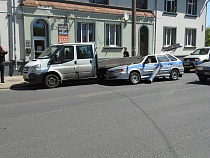 ДТП: на востоке Калининградской области произошла авария с участием автомобиля полиции