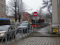 В Калининграде могут ограничить движение грузовиков по улице Радищева в выходные дни
