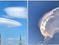 Над городами Калининградской области вновь зависли мистические облака