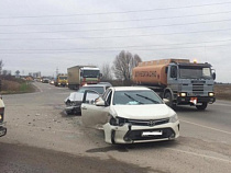 Девушка травмирована во время аварии на Северном обходе Калининграда