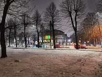 Зима решила вернуться в Калининградскую область