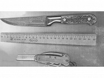 Пенсионер хотел войти на суд в Калининграде с 25-сантиметровым ножом