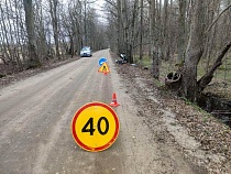 Поездка на скутере без шлема под Полесском чуть не привела к трагедии