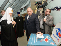 Присутствие духа: Патриарх Кирилл освятил храм Всех Святых в Гусеве и побывал в «Технополисе GS»