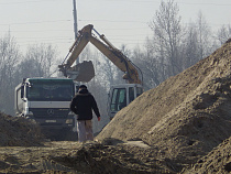  В Гурьевском районе снова ведется незаконная добыча песка