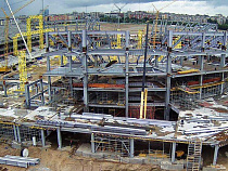  На стадионе для ЧМ-2018 в Калининграде приступили к монтажу крыши