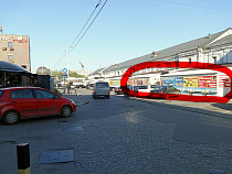 У Центрального рынка забирают три участка под пешеходную зону (карта)