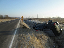 Под Калининградом сразу в двух ДТП авто улетели в кювет