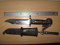 В МАПП Багратионовск задержали поляка со штык-ножом от «калаша»