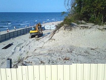 Участок постройки кафе в Зеленоградске признан потенциально аварийным