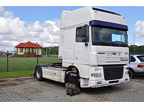 35-летний калининградец пойман в Гжехотках на тягаче DAF с ложным VIN