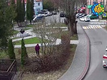 Крашеная пенсионерка напала на сквер в центре Светлогорска (видео)