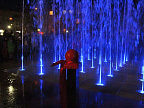 В Советске открыли цветомузыкальный фонтан (видео)