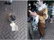 В соцсети возмутились перфомансу со сжиганием книг на Дне города Калининграда