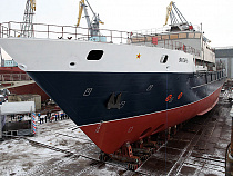 В Калининграде близятся к завершению испытания океанографического судна «Янтарь» 