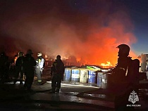 Пожар в Багратионовском районе был виден в Калининграде