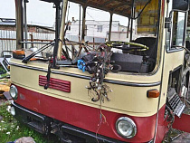 Автобусы "БалтАвтоЛайн" сдают на металлолом (фото)