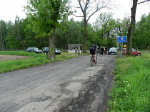 На выходных велосипедисты переходили польскую границу под Железнодорожным