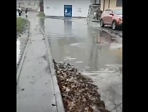 Сезон потопов в Калининграде продолжился на Машиностроительной