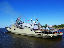 Индийский военный корабль открыл огонь в водах Балтики