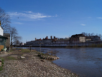 Вода в Преголе поднялась до опасной отметки