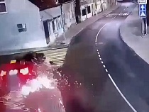 Появилось видео заезда в стену аптеки на баварской легенде в Немане