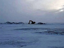 Под Гусевом под прикрытием зимы варварски добывали песок